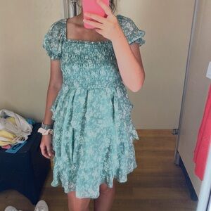 Floral Tiered Dress
